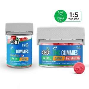 Delta-9 THC Gummies + CBD: Berry Buzz Sativa